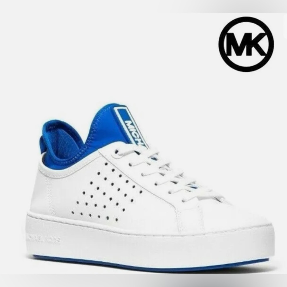 Michael Kors ACE Lasered Leather Fashion Sneaker, size 7
